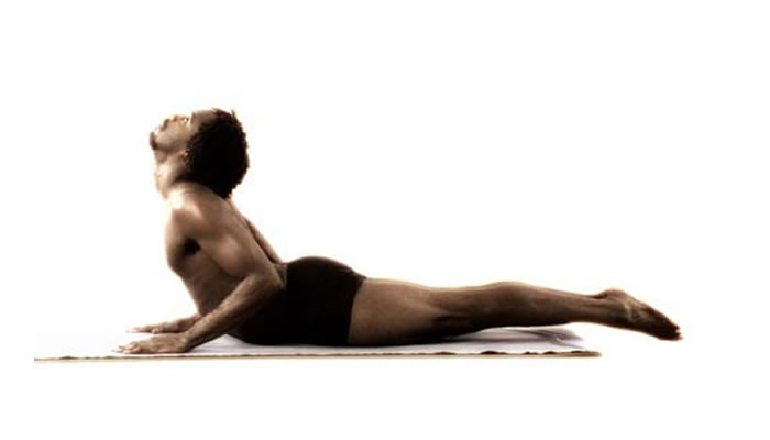 cobra pose for buring fat