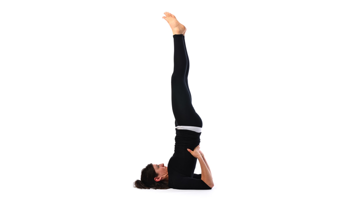 shoulder stand yoga pose for fat lose