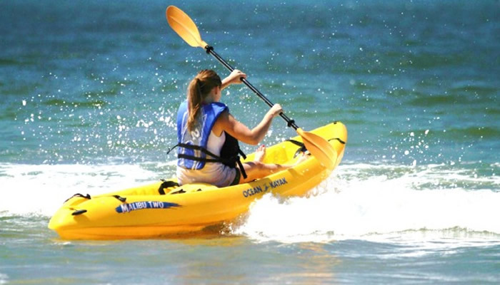kayaking for exercise