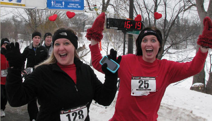 start your valentine day with a race