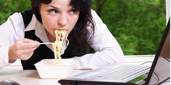 eating without focusing